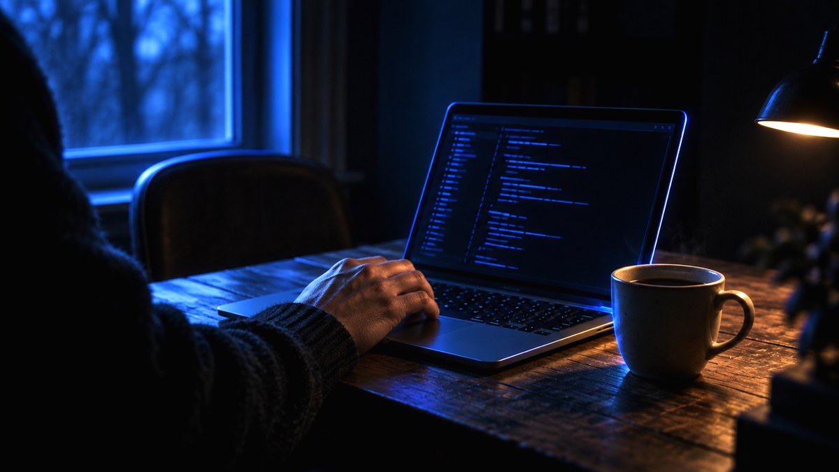 A terminal window, the thing you do not need