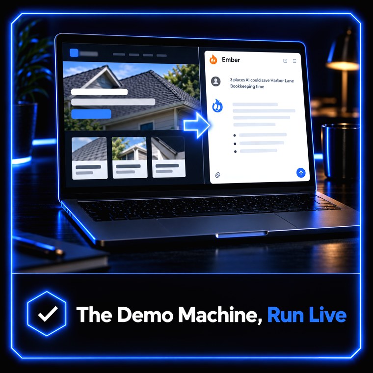 The Demo Machine, run live with Sean